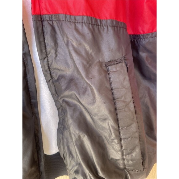 Vintage Chicago Bulls 1992 Kids Chalkline Jacket Wind Breaker Size 14-16 Zip Up - Picture 16 of 16